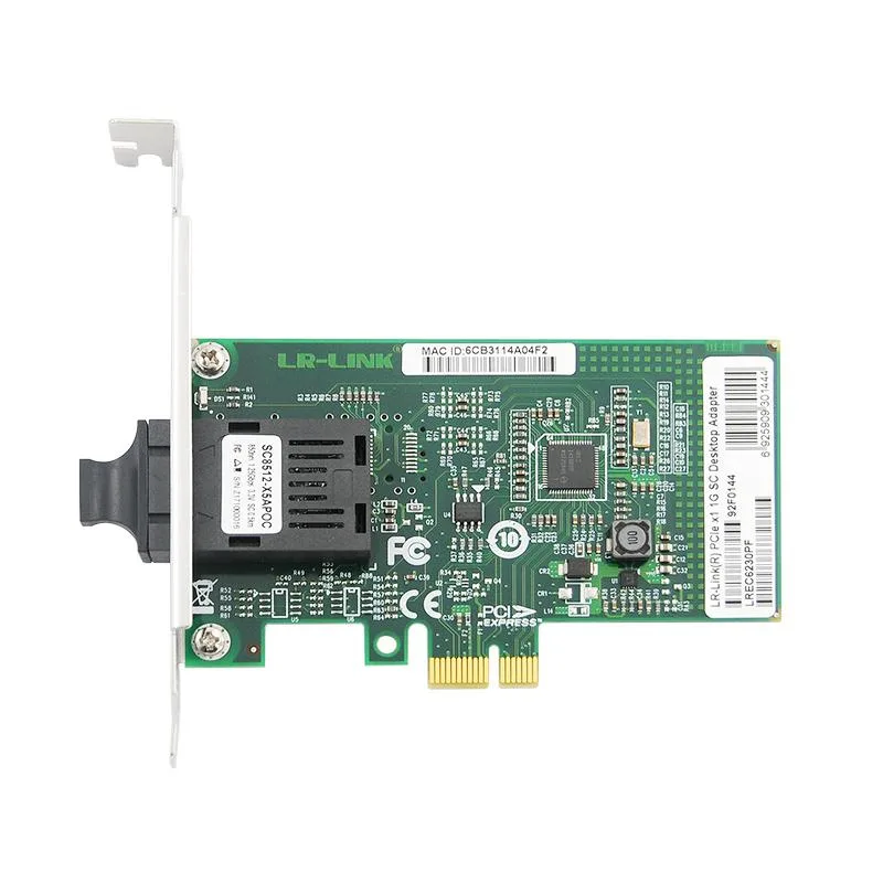 LR-LINK LR-LINK LREC6230PF PCIe x1 1000BASE Fiber Network Card — 商品写真