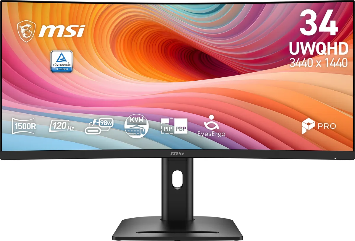 MSI MSI PRO MP341CQPHG E12 34" 120Hz Curved Monitor — product photo
