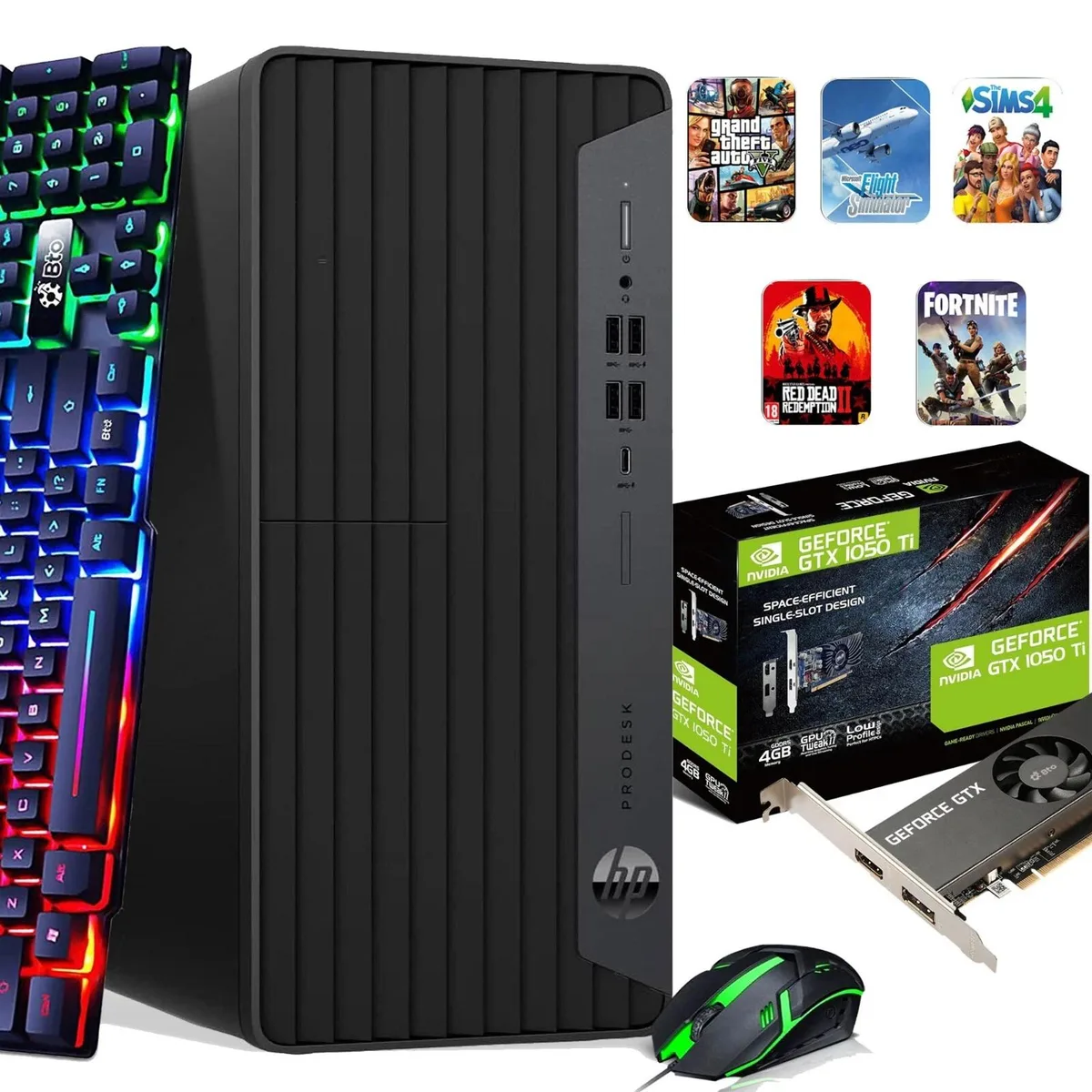 HP HP ProDesk 600 G6 Tower Gaming PC i5-10500 16GB 512GB GTX 1050Ti — toote foto