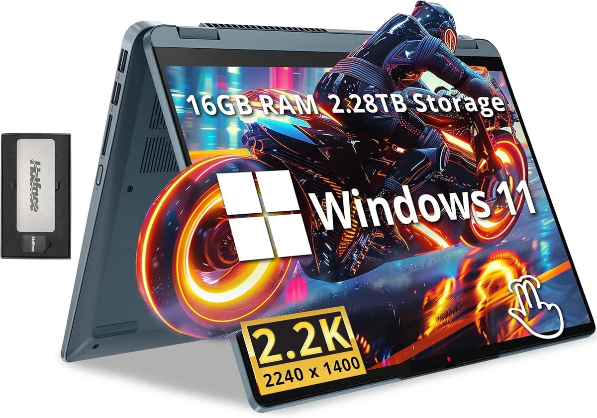 Lenovo Lenovo Flex 7 14" 2.2K 2-in-1 i7-1355U 16GB 2.28TB Stone Blue — صورة المنتج