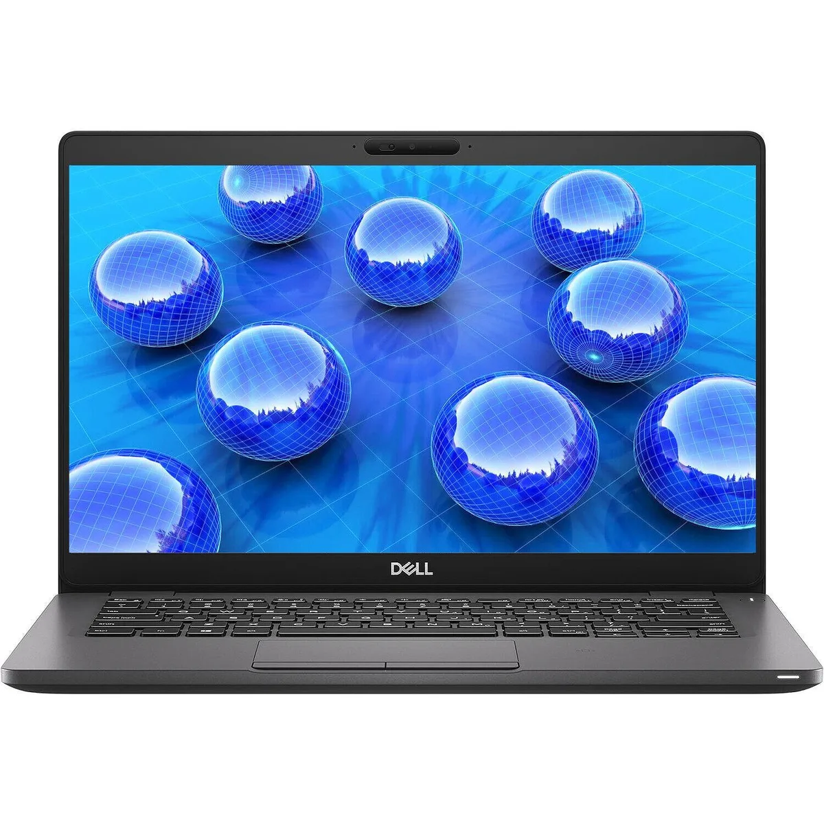 Black Dell Latitude 5300 13 inch laptop closed on a flat surface