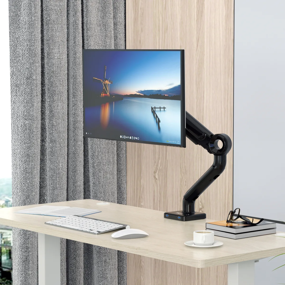Rosewill Rosewill RMS-P61U monitor accessory 13-35" 26.5lb VESA 75/100 USB — foto produk