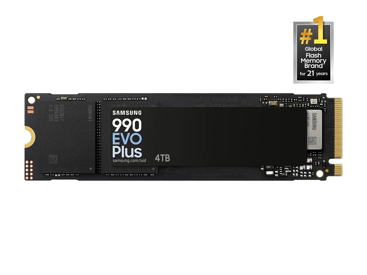 SAMSUNG SAMSUNG 990 EVO Plus 4TB M.2 2280 Internal SSD MZ-V9S4T0B/AM — product photo
