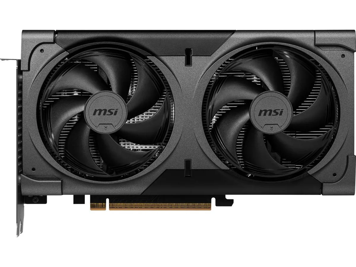 MSI MSI RTX 5060 Ti 16G VENTUS 2X OC BLACK PLUS graphics card — product photo