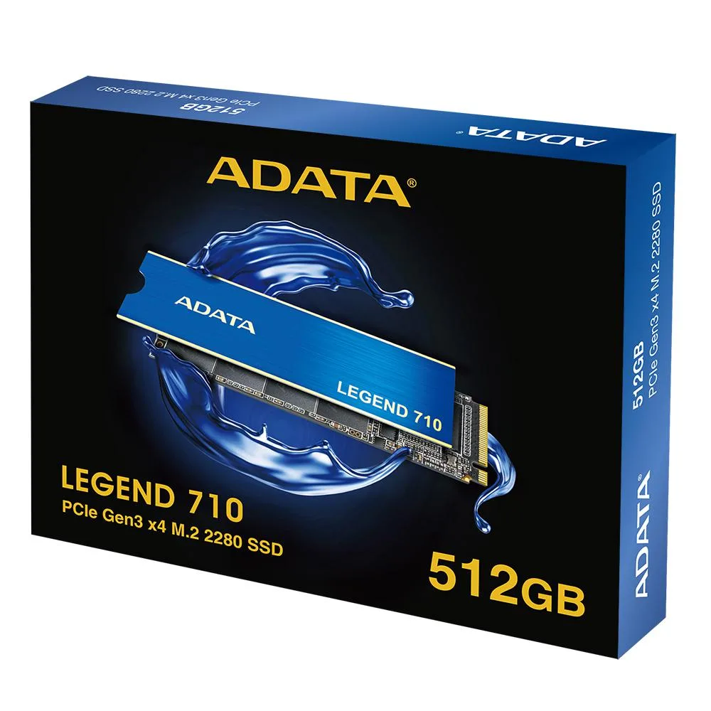 ADATA ADATA LEGEND 710 512GB Gen3 x4 M.2 2280 internal SSD — photo du produit