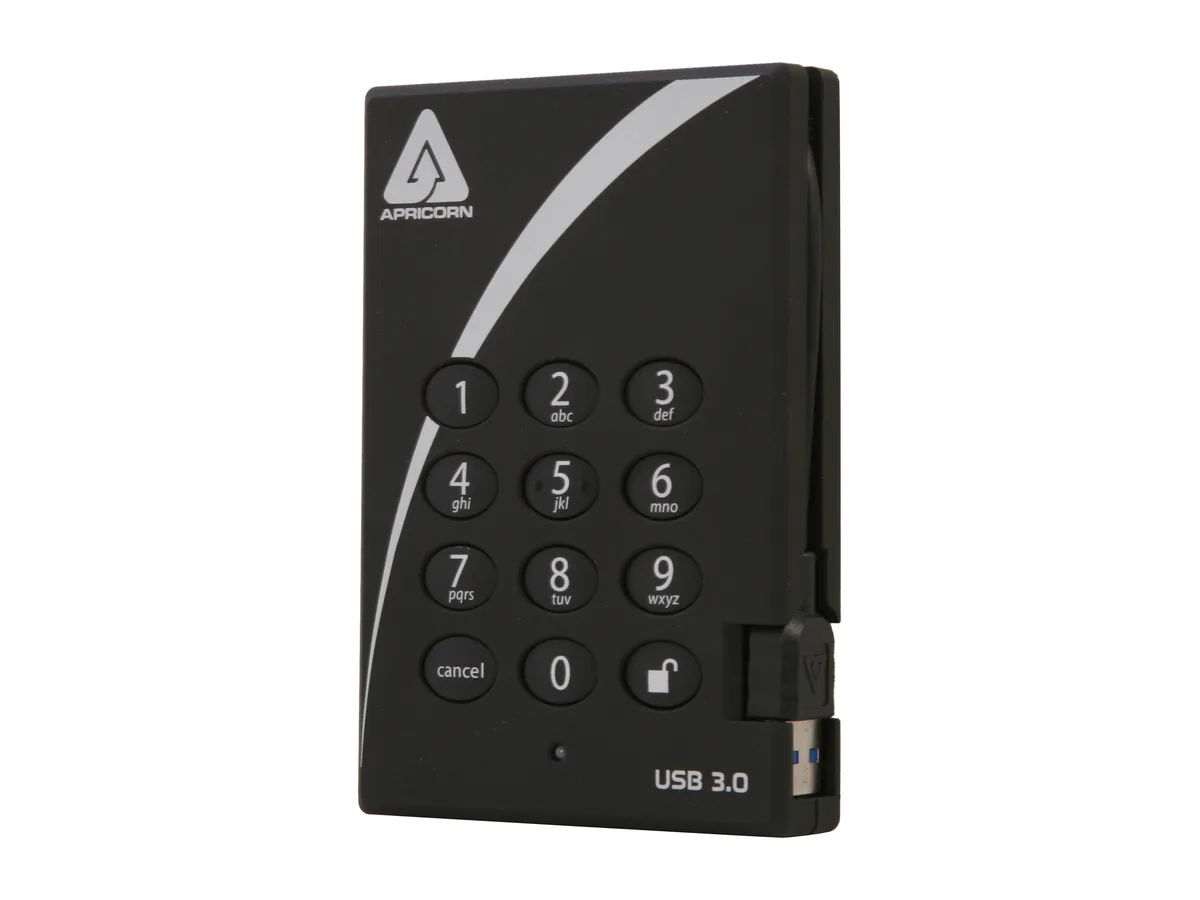 Apricorn Apricorn A25-3PL256-1000 1TB portable hard drive — ภาพสินค้า