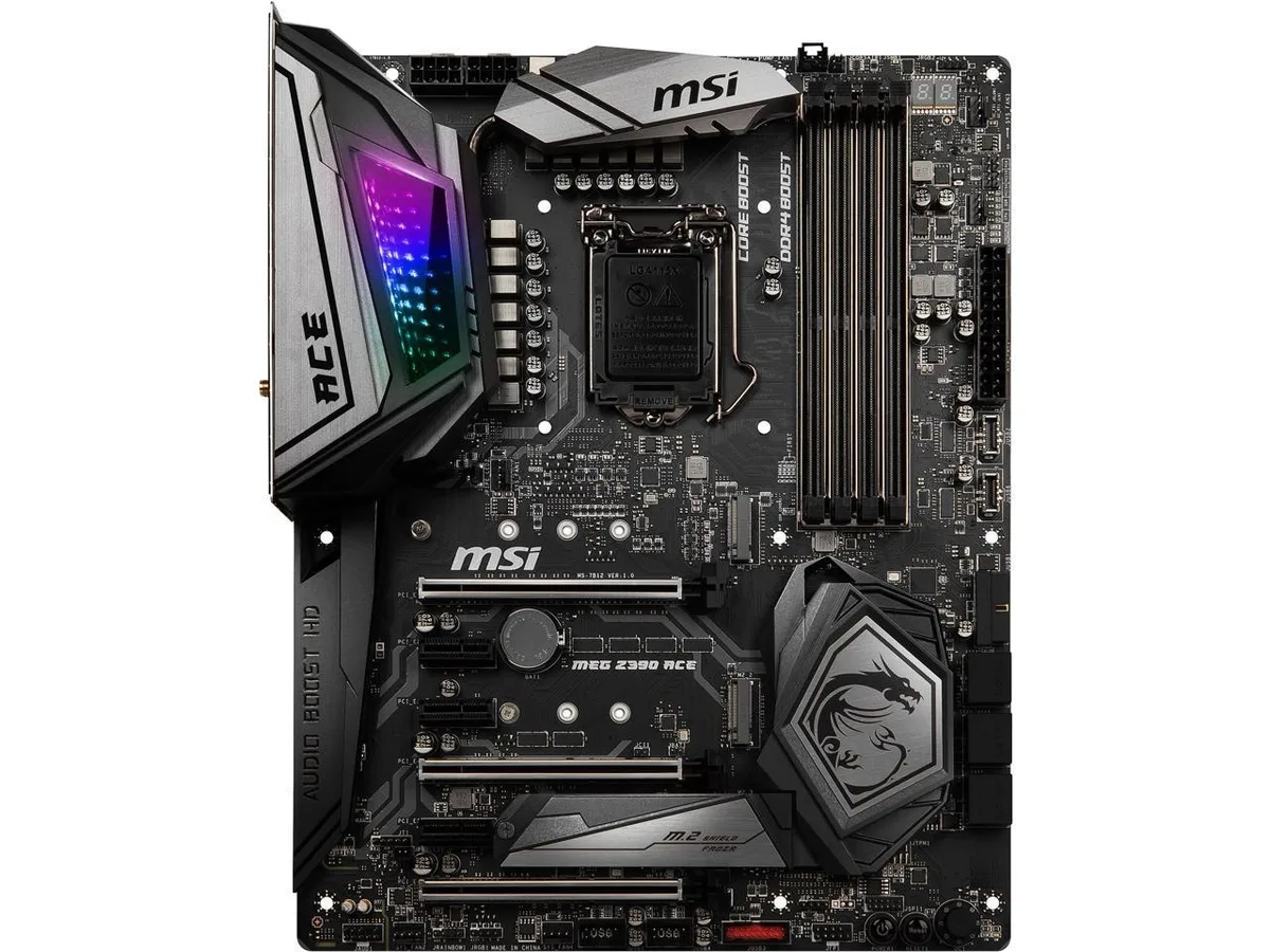 MSI MSI MEG Z390 ACE Intel Z390 LGA 1151 ATX Motherboard — fotografija proizvoda