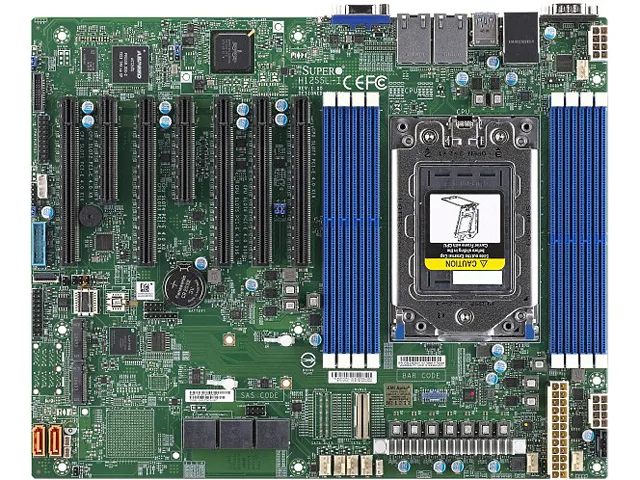Supermicro Supermicro MBD-H12SSL-I-O Server Motherboard SP3 EPYC 7002/7003 DDR4 SATA — product photo