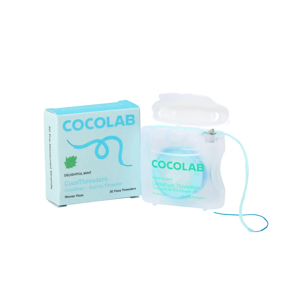  Cocolab CPT-MNT-001 oral care mint floss 30ct 20ft — product photo