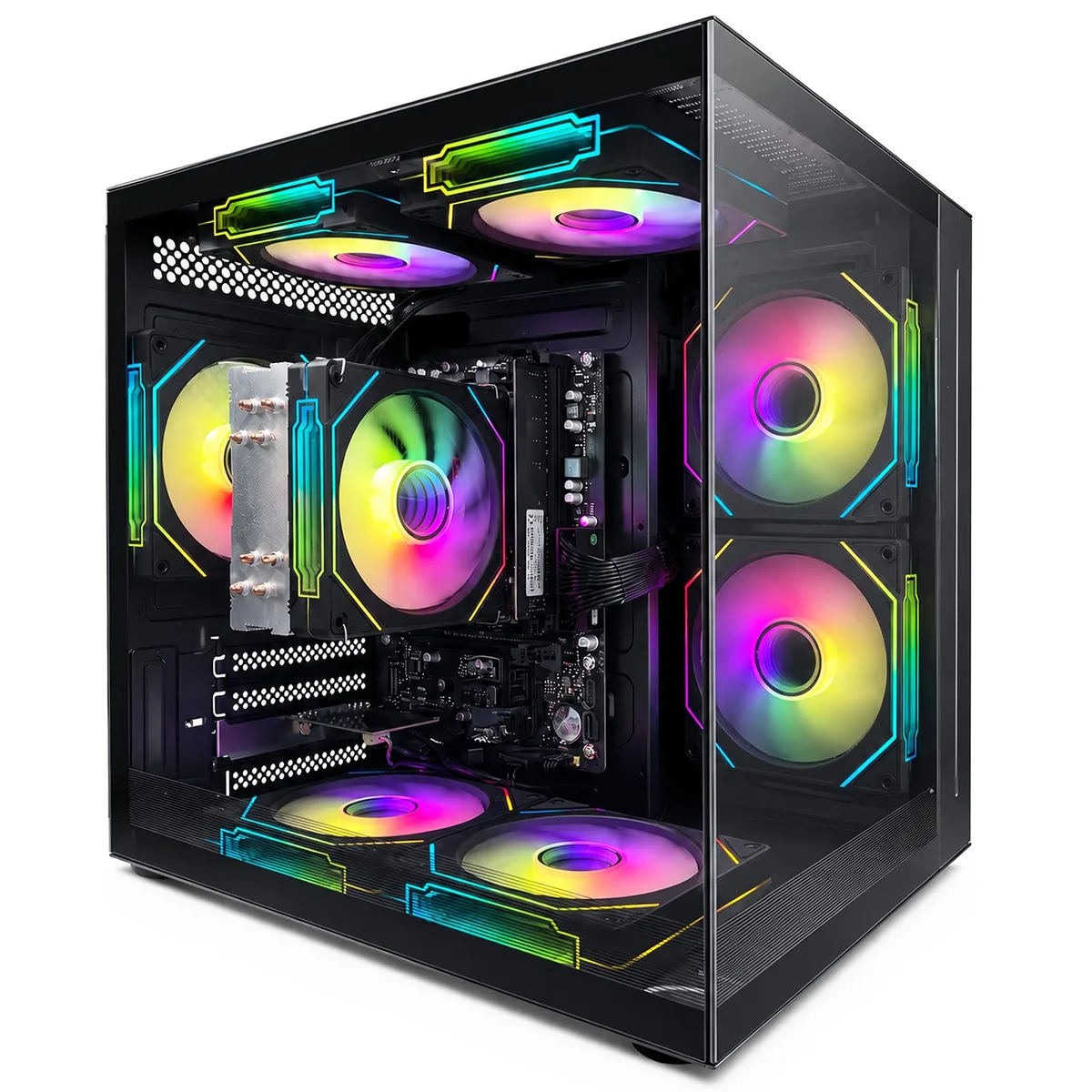 suevery suevery SUT1B4 V900 Gaming PC Ryzen 5 3400G 16GB DDR4 256GB SATA SSD — photo du produit