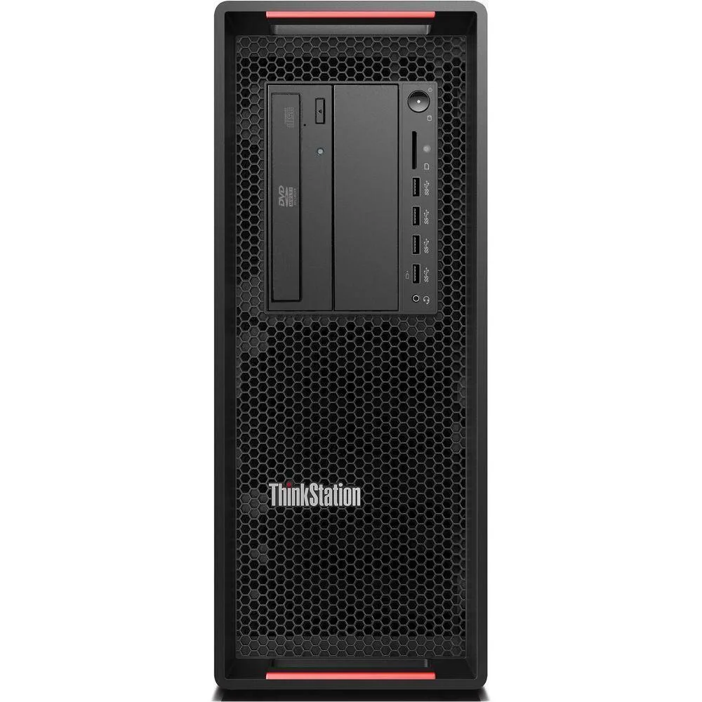 Black Lenovo ThinkStation P720 tower workstation with Xeon Gold 5118 and Quadro P4000 graphics