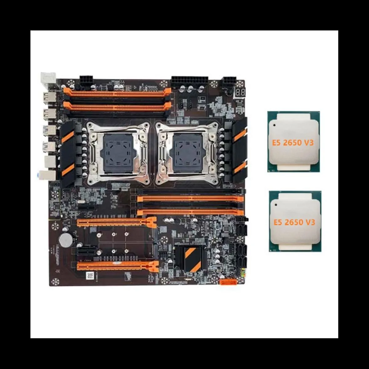 YINGHUA YINGHUA X99 Dual CPU Server Motherboard 2×E5-2650 V3 — product photo