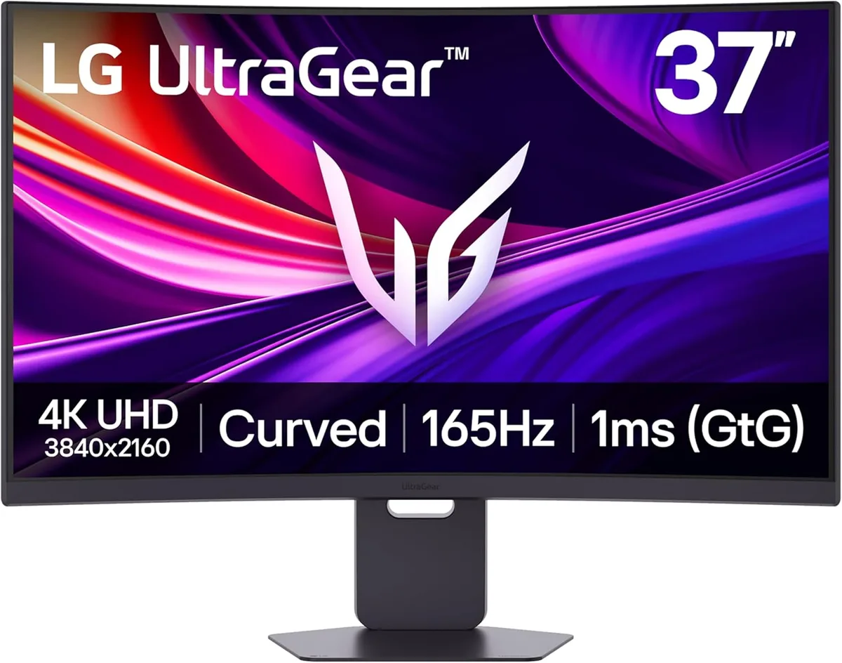 LG Electronics LG Electronics 37G800A-B 37" 4K UHD Curved Gaming Monitor 165Hz 1ms DisplayHDR 600 HDMI 2.1 DP 1.4 USB-C Black — Produktfoto