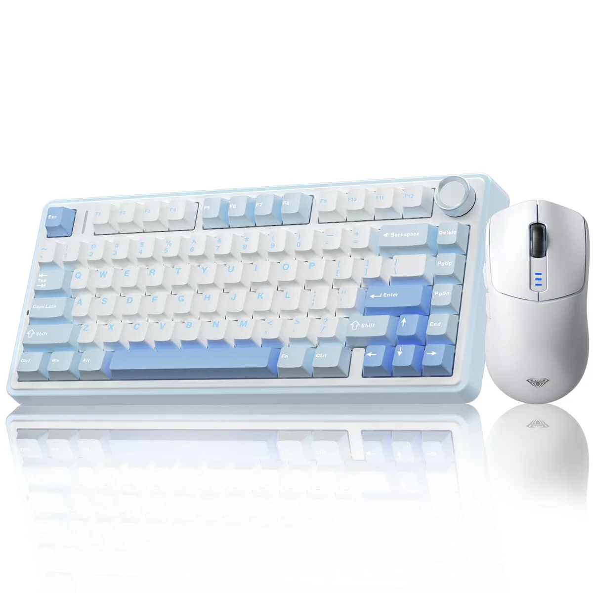 Vszerda Vszerda F75 75% Mechanical Keyboard + SC580 Mouse White — fotografia produktu