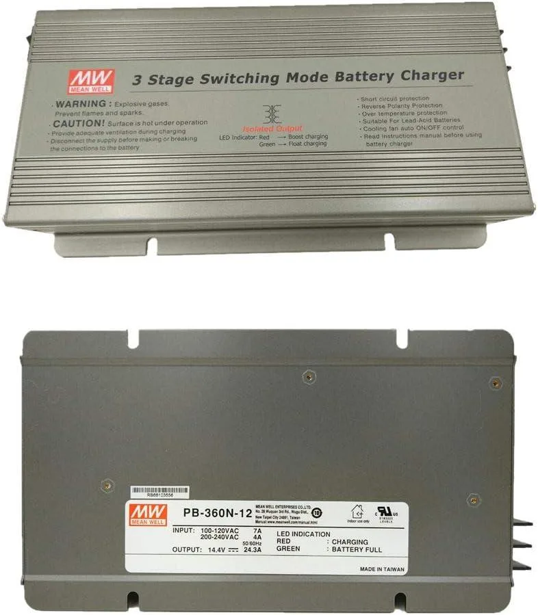 Rectangular metal power supply unit with built-in fan and AC voltage selector switch