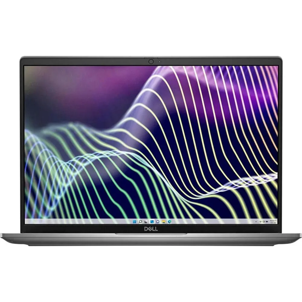 Silver 14-inch business laptop, Titan Gray finish, anti-glare FHD+ display, closed clamshell form factor