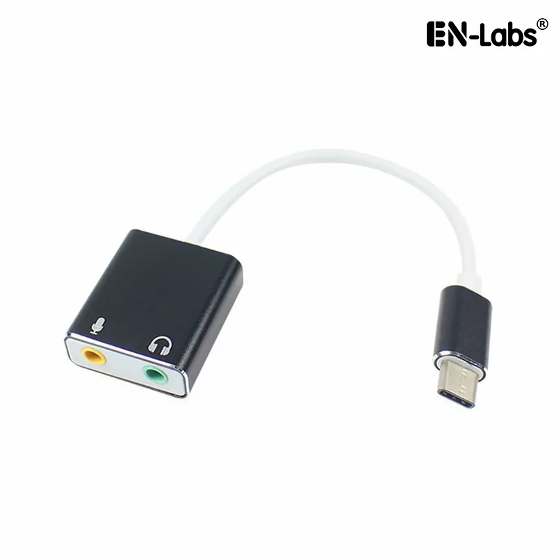 EN-Labs EN-Labs UC71SOUND 7.1 USB-C Sound Adapter Gray — tuotekuva