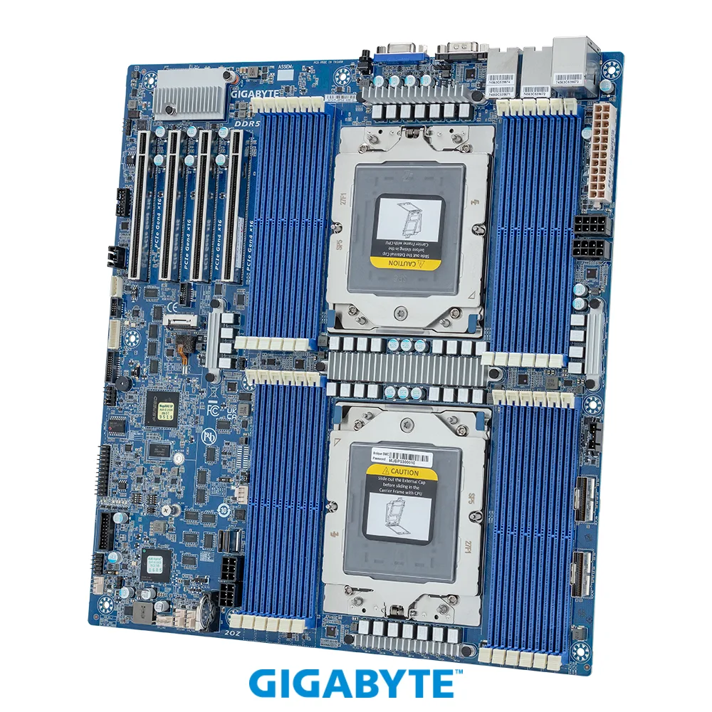 GIGABYTE GIGABYTE MZ73-LM1 server motherboard dual EPYC 9004/9005 24 DIMM 10G LAN — 商品写真