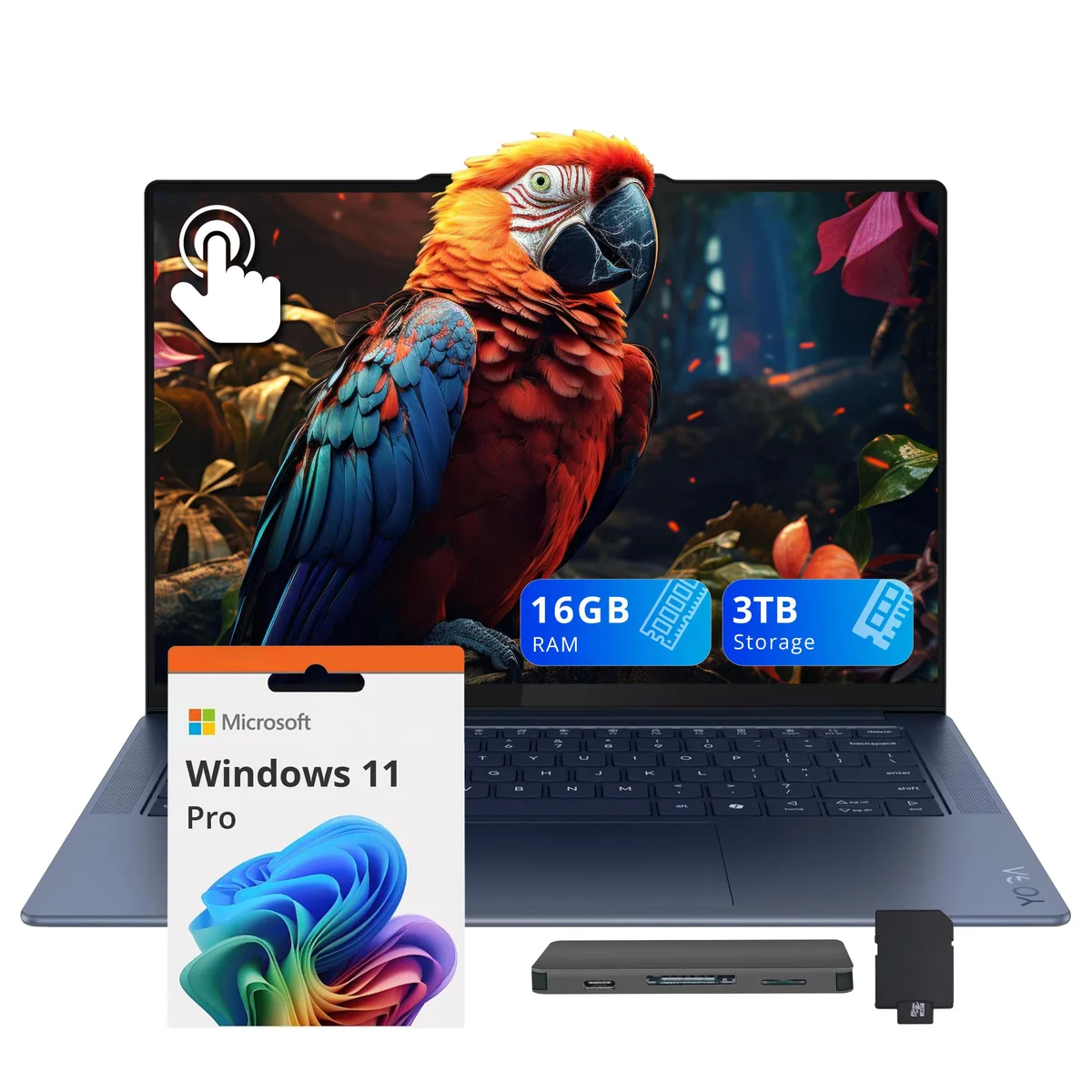 Lenovo Lenovo Yoga Slim 7 14.5" 3K OLED Touch Snapdragon X Elite X1E-78-100 16GB 2TB Blue — صورة المنتج