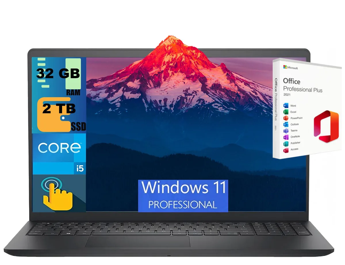 DELL DELL Inspiron 15 laptop i5-1334U 10-core 32GB 2TB 15.6" FHD touch — photo du produit