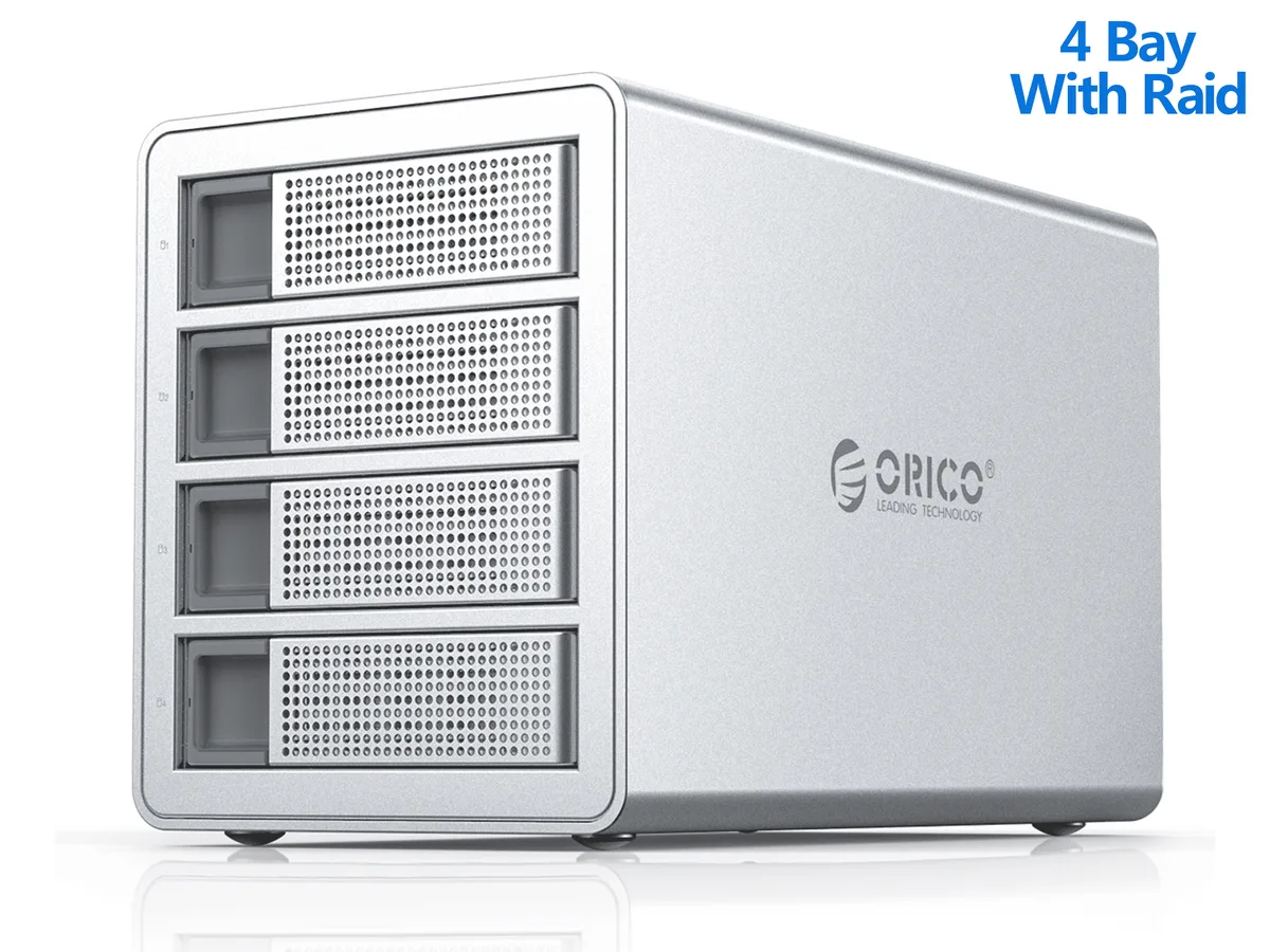 Orico Orico 3549RU3-US-SV-BP 4-bay RAID drive enclosure 64TB 150W — صورة المنتج