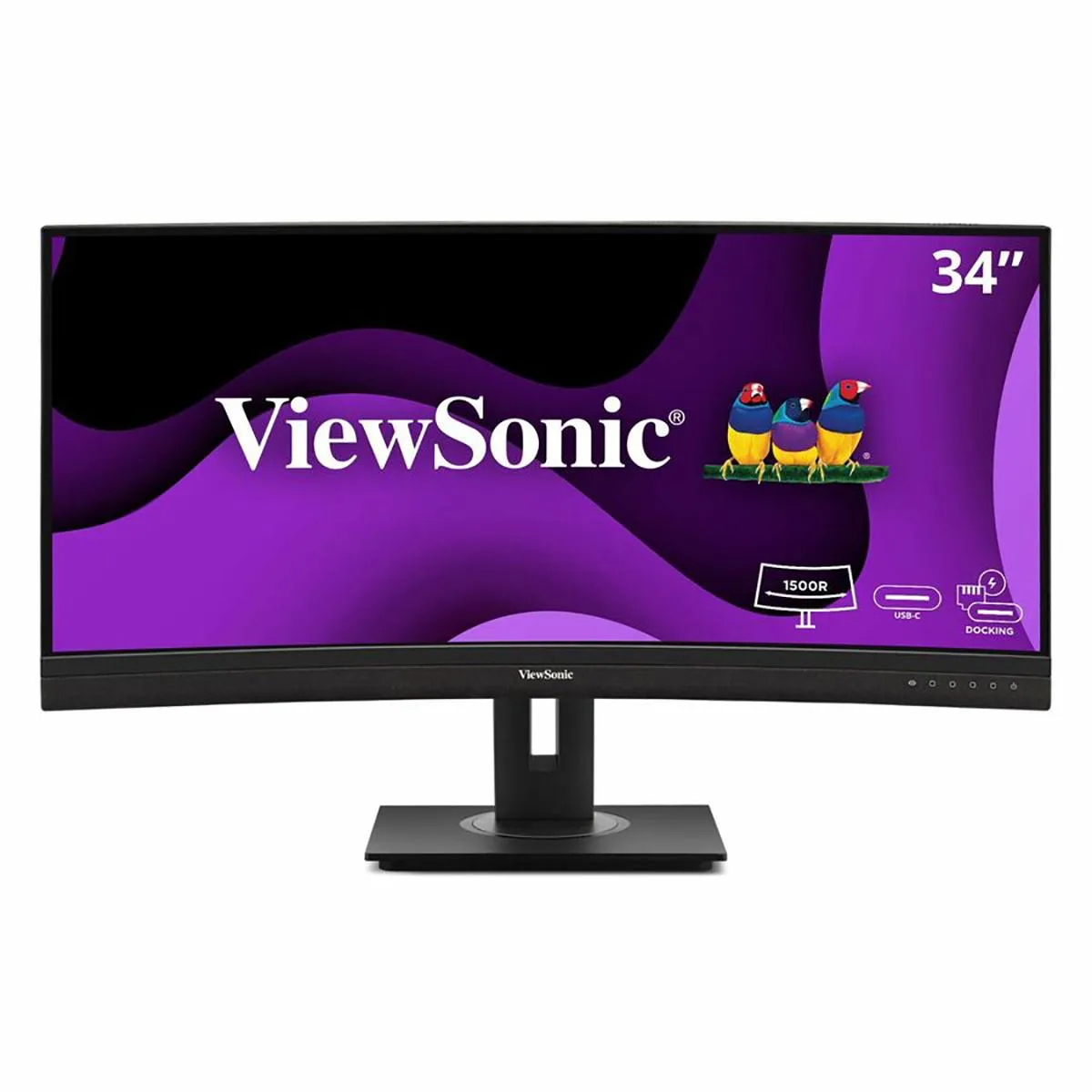 ViewSonic ViewSonic VG3456CA 34" 21:9 3440x1440 100Hz USB-C Docking Curved VA Monitor — product photo
