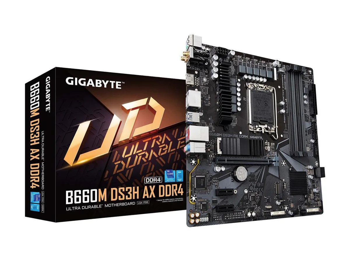 GIGABYTE GIGABYTE B660M DS3H AX DDR4 Intel motherboard — product photo