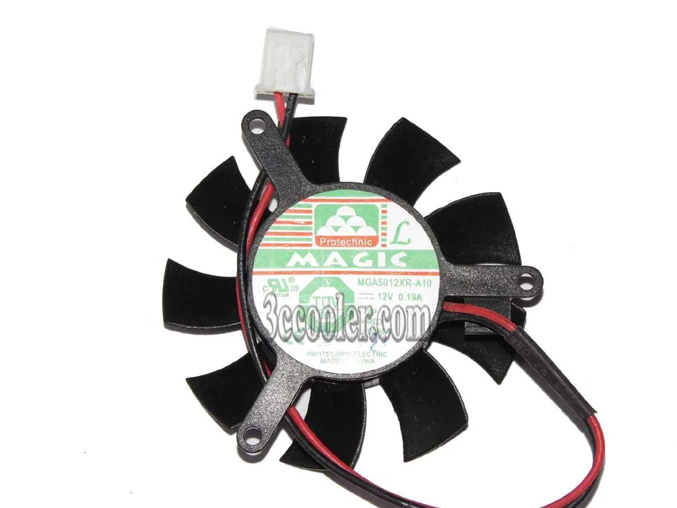Zyvpee Zyvpee MGA5012XR-A10 12V 0.19A 2 Pin VGA Cooling Fan — foto produk