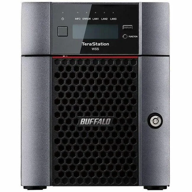Buffalo Technology Buffalo Technology WS5420DN16W5 NAS 16 TB 8 GB Intel Atom C3338 1.5 GHz — product photo