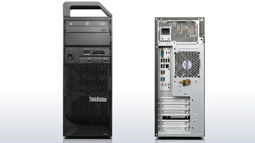 Lenovo Lenovo ThinkStation S30 Xeon E5-1620 v2 3.7GHz 8GB DDR3 256GB SSD Quadro K2000 Windows 10 Pro desktop PC — 商品写真