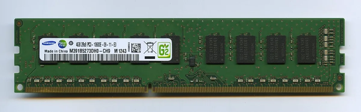 SAMSUNG SAMSUNG M391B5273DH0-CH9 4GB DDR3 1333 ECC Unbuffered 240-Pin memory upgrade — foto produk