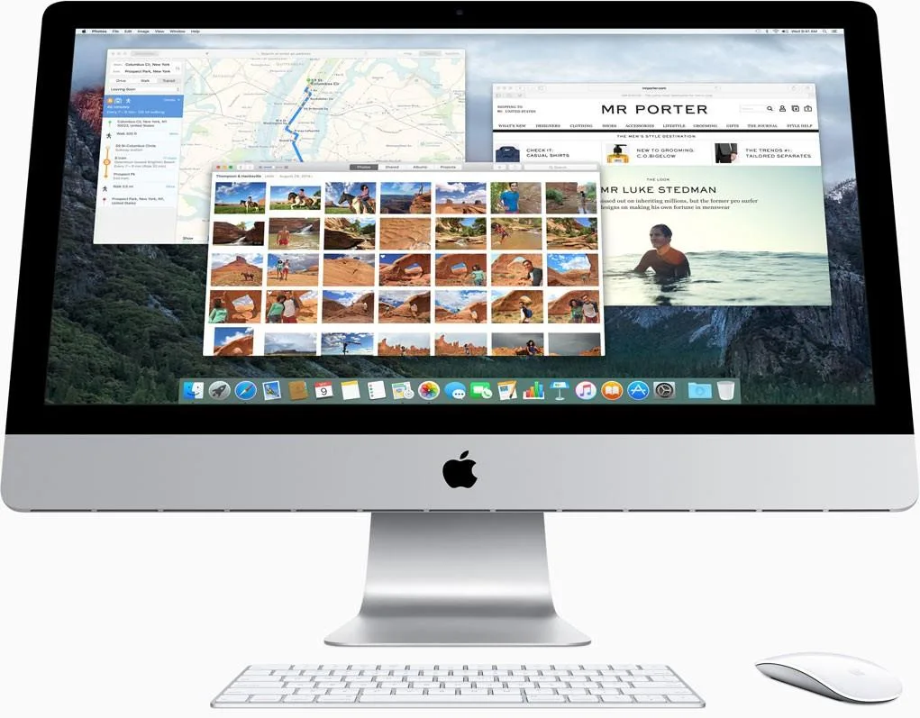 Apple Apple iMac 21.5" Core i5 1.6GHz 8GB DDR4 1TB HDD Silver — product photo