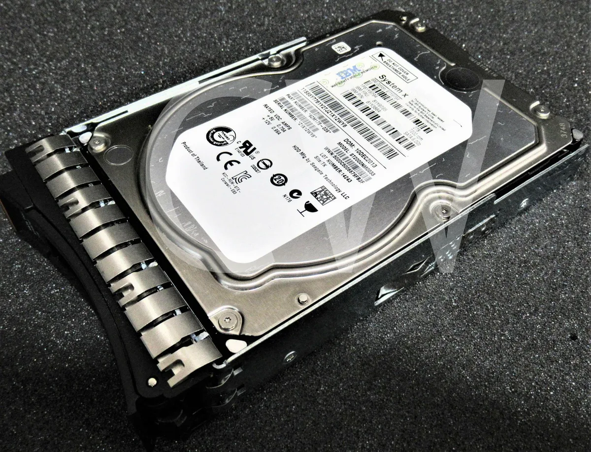 IBM IBM ST2000NM0033 2TB 7200RPM SATA 3.5" internal hard drive with System X caddy — снимка на продукта
