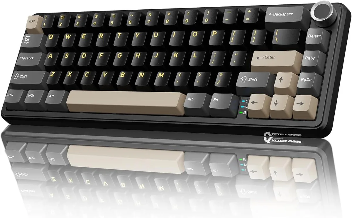 TUKO TUKO X66 60% 66-key Gasket Mechanical Gaming Keyboard Star Black — product photo