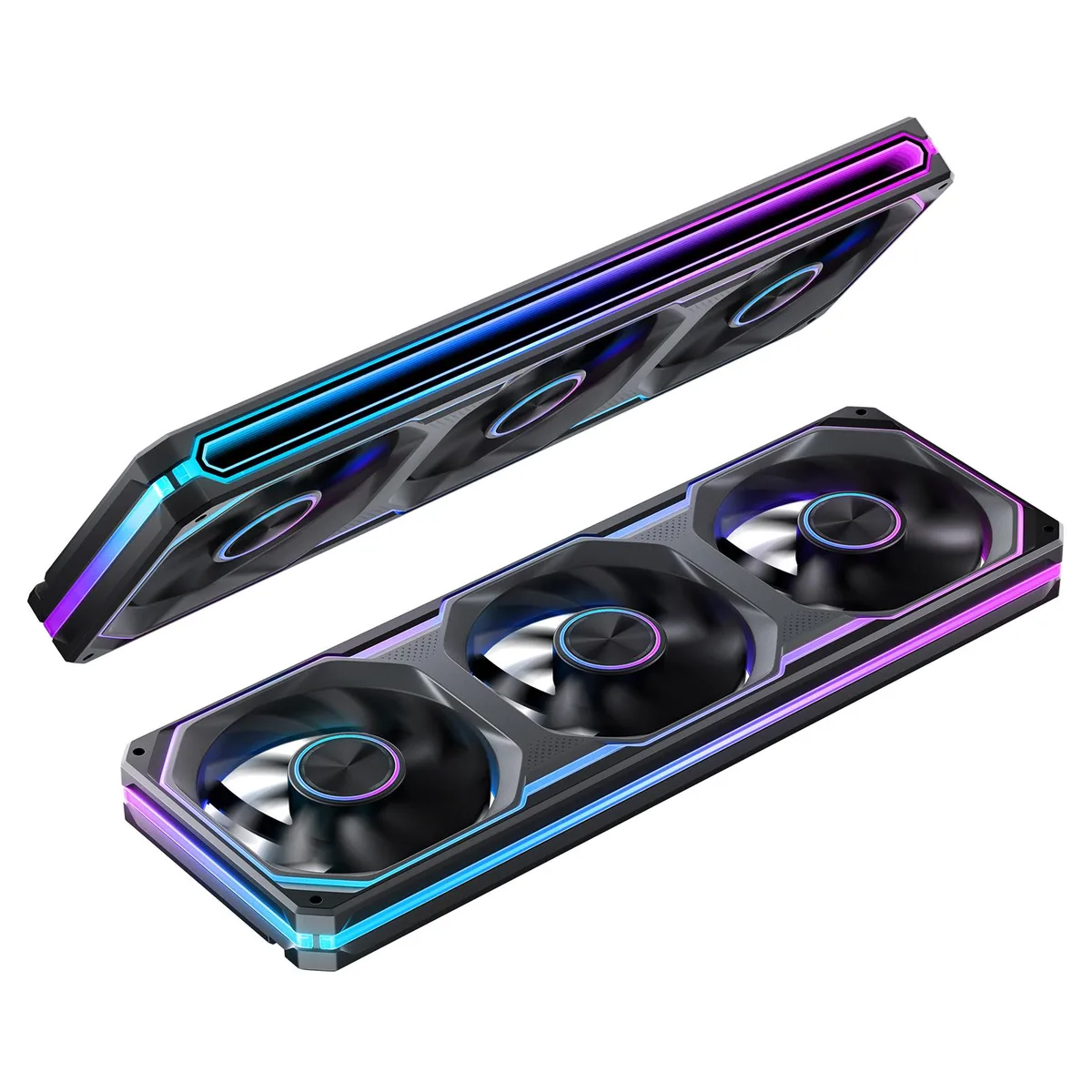 JONSBO JONSBO XA-360B 360mm case fan 3×120mm ARGB black — photo du produit