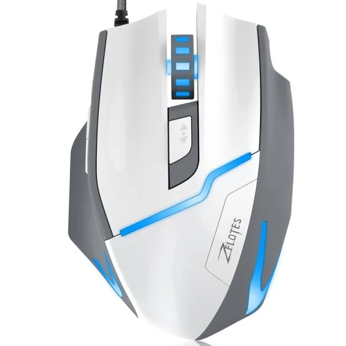 ESTONE ESTONE T-10 Gaming Mouse 7200 DPI USB 2.0 White — 商品写真