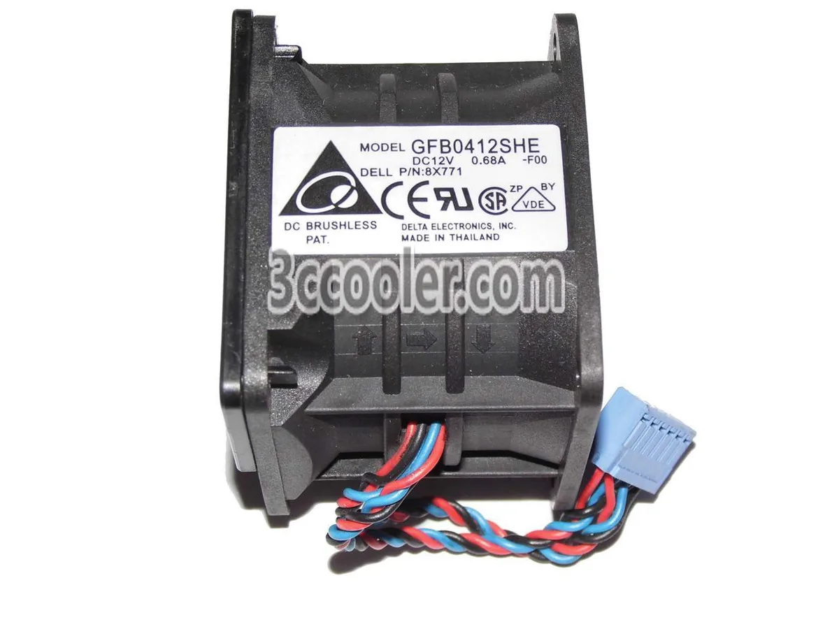 Zyvpee Zyvpee GFB0412SHE 40x50x38mm 12V 0.68A 22.25 CFM 10000/9600 RPM case fan — 商品写真