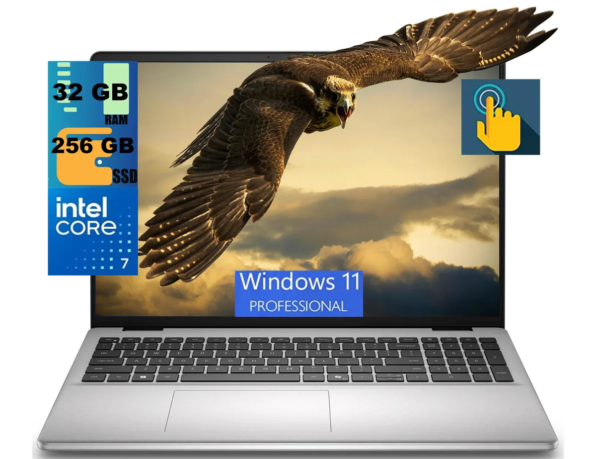 DELL DELL 16 Laptop 16" Touchscreen Core 7 150U 32GB 256GB — photo du produit