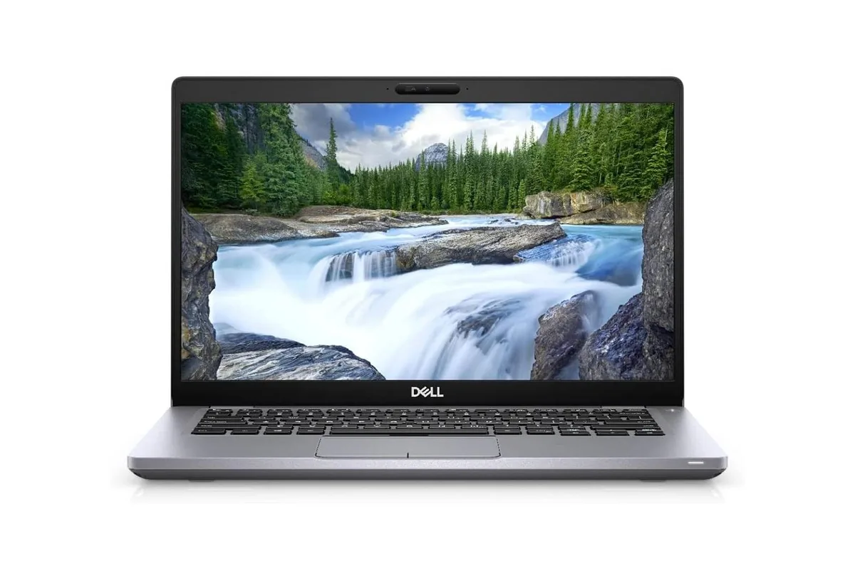 Silver Dell Latitude 5410 14 inch FHD non-touch laptop with webcam