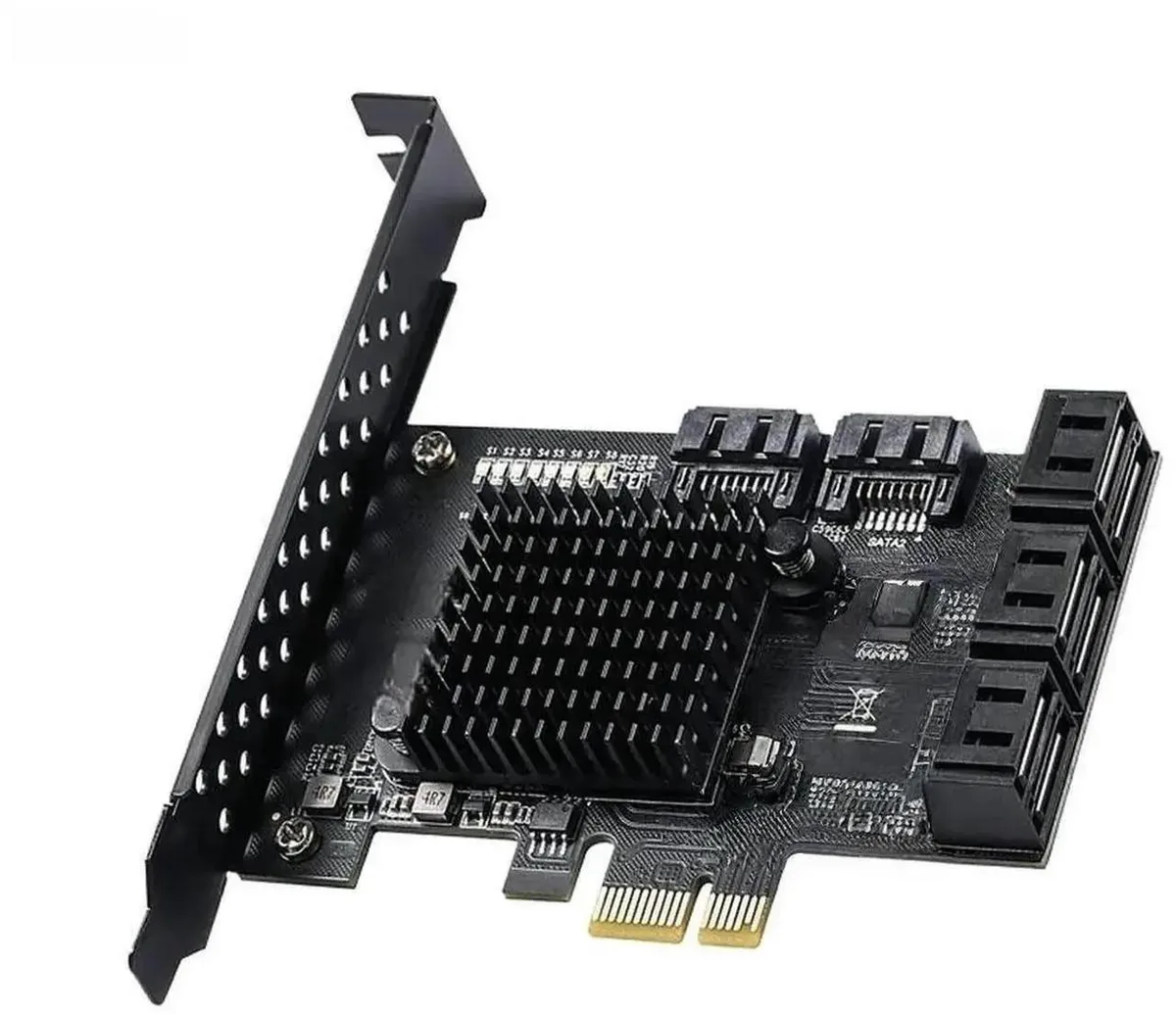SMUGDESK SMUGDESK 8-Port PCIe to SATA 3.0 Expansion Card — product photo