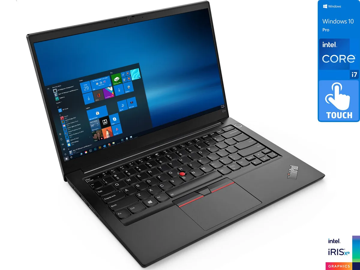 Lenovo Lenovo ThinkPad E14 Gen 2 laptop, i7-1165G7, 16GB, 1TB, 14" touch — product photo