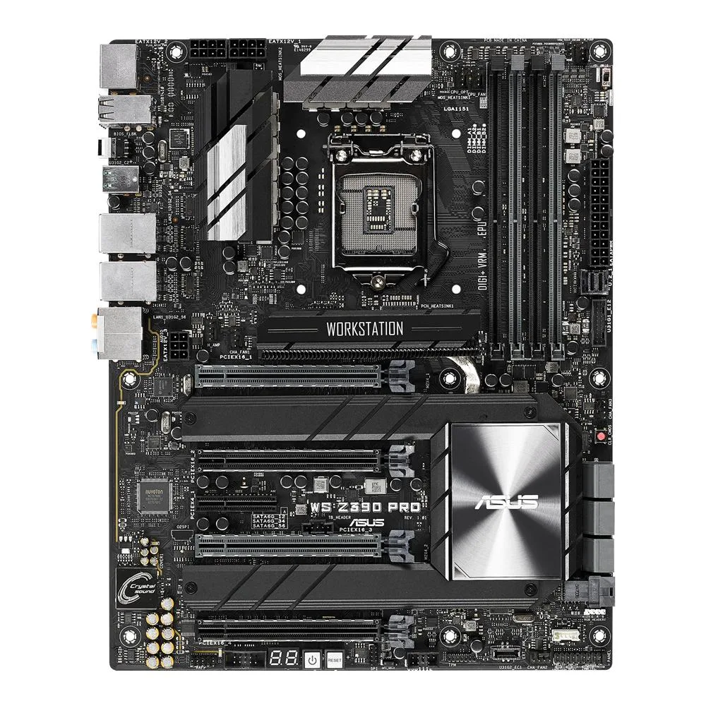 ASUS ASUS WS Z390 PRO Intel Motherboard LGA 1151 — photo du produit