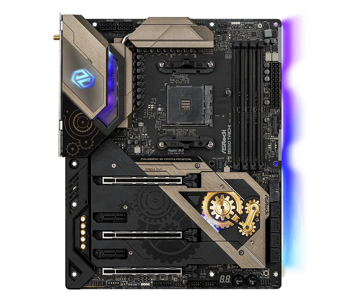 ASRock ASRock B550 Taichi AMD AM4 ATX DDR4 motherboard — fotografija proizvoda