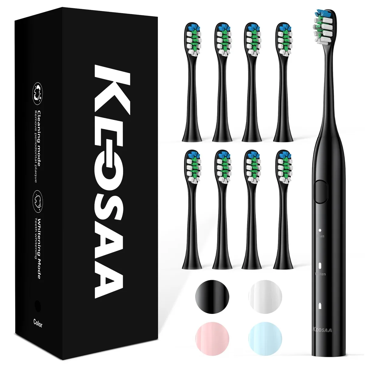  Waterpik ALB-927-BK-1 oral care 8 brush heads 60 days — product photo