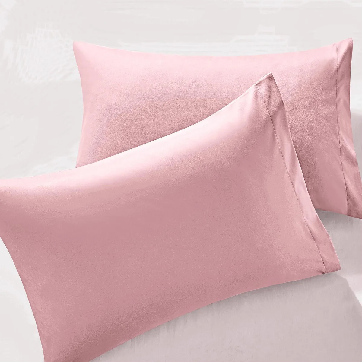 CANMOV YuYu211117-0007 Brushed Microfiber Pillowcases 20x26in Dusty Pink 2pcs — 商品照片