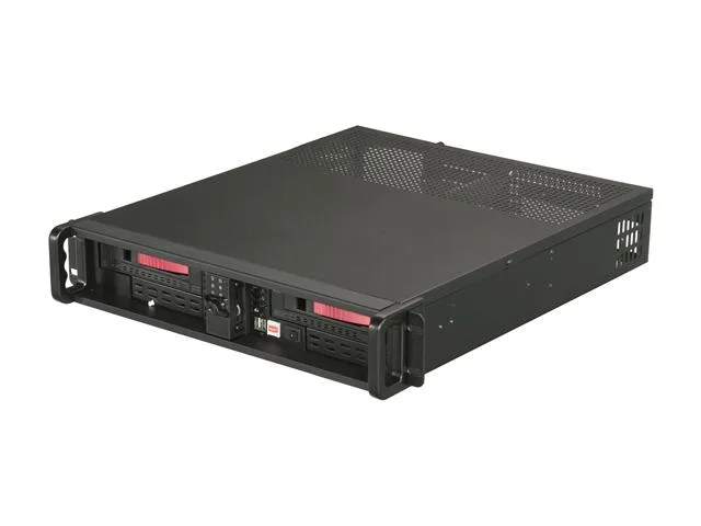 iStarUSA Inc. iStarUSA Inc. D200ND-2T7SA-RD 2U Red Server Chassis — 商品写真