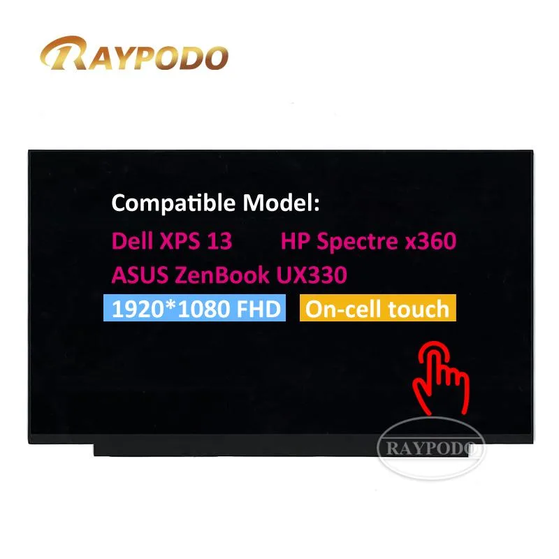 RAYPODO RAYPODO AUO B133HAK02.2 13.3" FHD Touch LCD Panel laptop replacement part — product photo