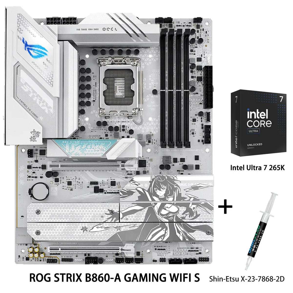 ASUS ASUS ROG STRIX B860-A Gaming WiFi S Motherboard & Intel Ultra 7 265K CPU Combo — снимка на продукта