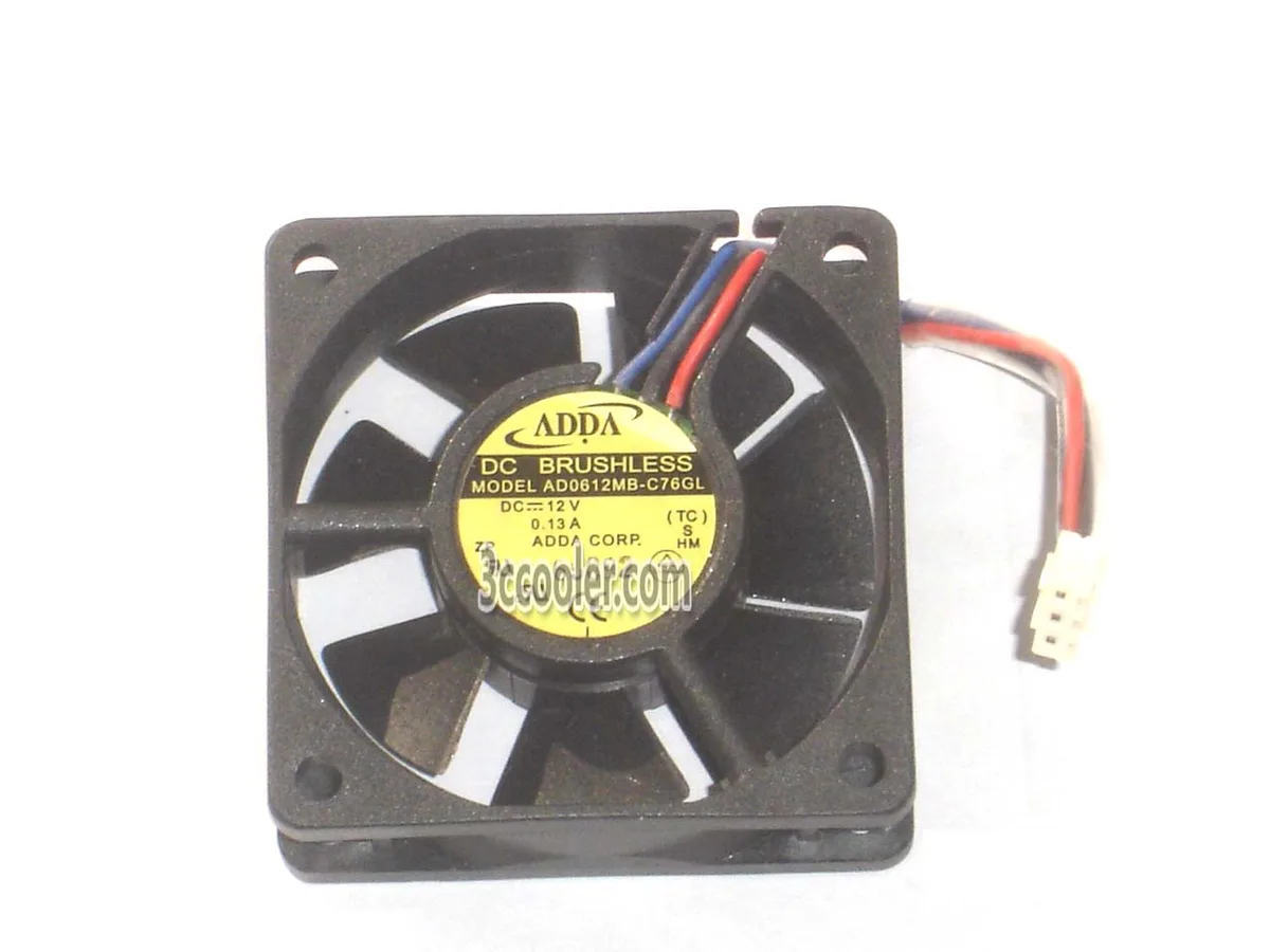 OEM Industries OEM Industries AD0612MB-C76GL 60x20mm 12V 0.13A 3 Pin CPU cooler — photo du produit