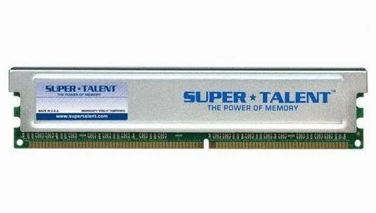 SUPER TALENT SUPER TALENT T8UB2GC5 DDR2 800 2GB 128x8 S-Rigid desktop RAM — photo du produit